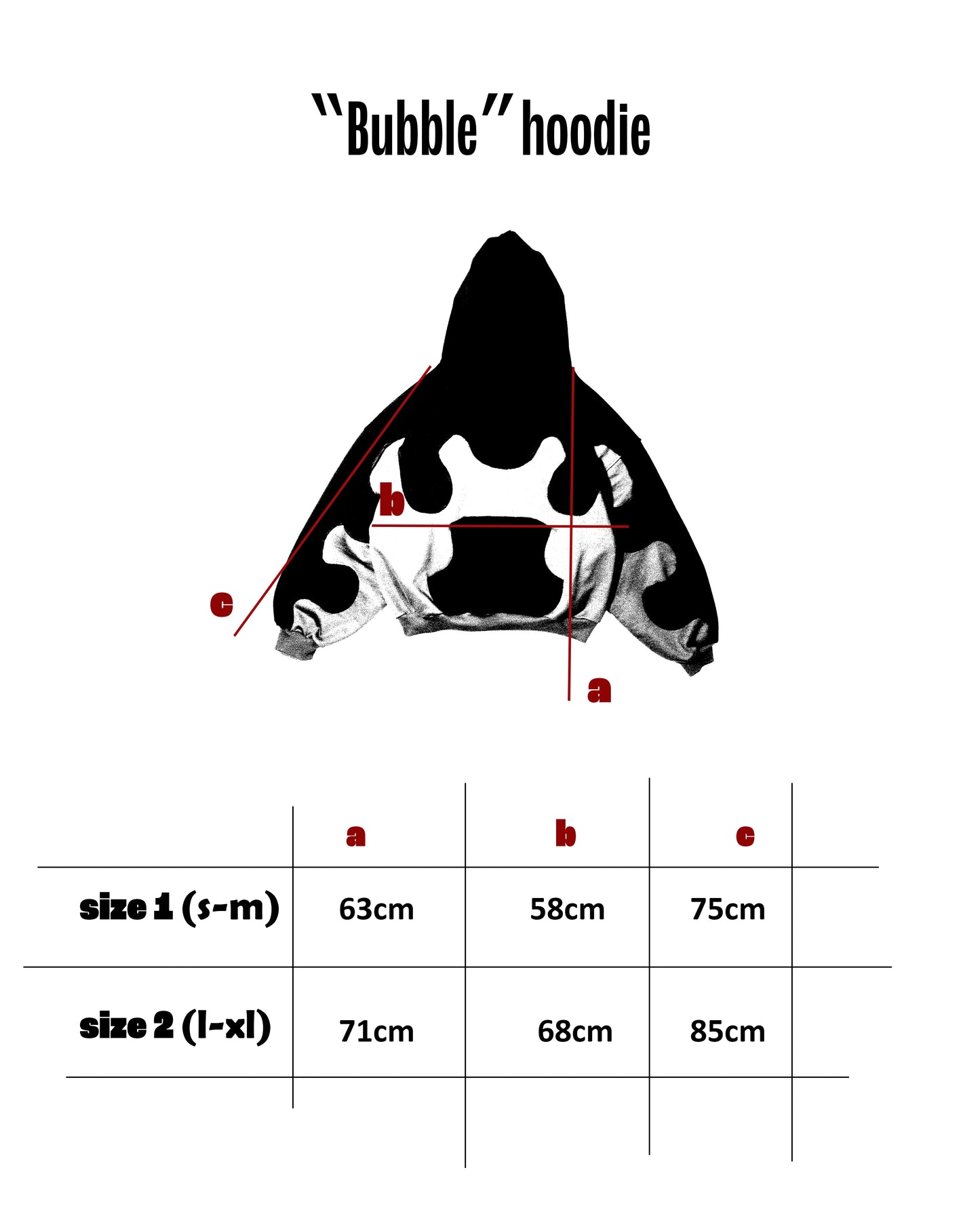 “Bubble” hoodie